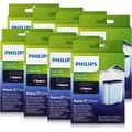 Philips CA6903/10 AquaClean Wasserfilter für Saeco Philips Automaten (8er Pack) - Silber/Schwarz