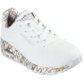 Skechers UNO LOVING LOVE Freizeitschuh, Halbschuh, Schnürschuh mit Luftkammersohle goldfarben|weiß 39 EU