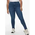 ONLY CARMAKOMA High-waist-Jeans CARAUGUSTA HW SK DNM blau 44