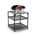 Ooni Modultisch Groß Pizzaofen Tisch Pizzatisch (80 x 80 x 90 cm) pizzaofen tischwagen Outdoor Tisch für Grill