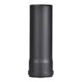 FIREFIX R80/2 Pelletofenrohr aus 1,2 mm starken Stahl in 80 mm Durchmesser, für Pelletöfen und Pelletfeuerstellen, Senotherm, schwarz, 250 mm lang