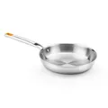 Bratpfanne 26cm aus Edelstahl, ohne Antihaftbeschichtung | Efficient Inox Triply