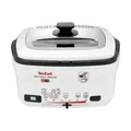 Tefal FR 4950 Versalio Deluxe 9in1 Multifunktions Fritteuse, Weiß/Schwarz