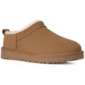 UGG Unisex CLASSIC MICRO Clog Homeslippers, Pantoffel, Schlupfschuh im neuen Design braun 37 EU (6 US)