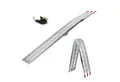 TRUTZHOLM Auffahrrampe klappbar 228 cm Traglast 340 kg Alu Motorradrampe inkl. Spanngurt (1-St., Inkl. Spanngurt), stabile Konstruktion, hochwertige Verarbeitung, kompakte Bauweise
