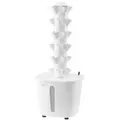 VEVOR Hydroponisches Anbausystem, 30 vertikale Hydrokulturtürme mit 6 Ebenen, Hydronischer Garten für Zuhause mit Wasserpumpe und Timer, Wasserzirku
