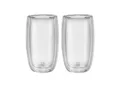 Latte-Macchiato-Glas ZWILLING Sorrento Latte Macchiato Glasset, 350 ml / 2-tlg hochwertiges Borosilikatglas, 2-tlg., Borosilikatglas