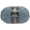LANA GROSSA Meilenweit 6-fach 150 | 6-fädiger Sockenklassiker, waschmaschinenfest | Handstrickgarn 80% Schurwolle & 20% Polyamid | 150g Wolle zum Stricken & Häkeln | 390m Garn FB9227