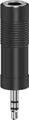 Hama Audio-Adapter, 3,5-mm-Klinken-Stecker - 6,3-mm-Klinken-Kupplung, Stereo (00205196)