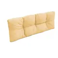 POKAR Palettenkissen mit schöner Steppung Auflage Palettensofa, Größe:Rückenkissen 120 x 40, Farbe:Beige - Wasserdicht