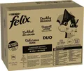 FELIX Doppelt Lecker Katzenfutter nass in Gelee Sorten-Mix 120 x 85g 10,2 kg