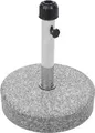 Sonnenschirmständer HWC-F92, Schirmständer Schirmhalter, Granit 24kg rund grau