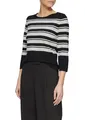 s.Oliver Gestreifter Strickpullover aus Viskosemix