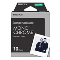 Fujifilm Instax Square Monochrome Sofortbildkamera Film schwarz weiß 10 Stück