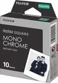 Fujifilm Instax Square Schwarzweiß Film 10 Aufnahmen Monochrom 800 ISO