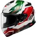 Shoei NXR2 Capriccio, Integralhelm - Weiß/Schwarz/Grün/Rot - XXS