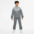 Nike Sportswear Trainingsanzug K NSW DF TRACKSUIT PK FZ (2-tlg), mit Eingrifftaschen an Jacke und Hose grau M (140/146)