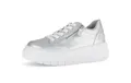 Gabor Damen Low-Top Sneaker, Frauen Halbschuhe,Best Fitting,Chunky Sneaker,dad Shoes,straßenschuhe,Strassenschuhe,Silber,40.5 EU / 7 UK