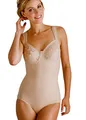 Miss Mary of Sweden Lovely Lace Shaping, bügelloser, formender Baumwoll-Body 85E Beige