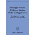Duncker & Humblot Heidegger Studies - Heidegger Studien - Etudes Heideggeriennes. (Deutsch, Französisch, Englisch, Friedrich-Wilhelm Von Herrmann, François Fédier, Parvis Emad, Kenneth Maly, 1996) (55272126)