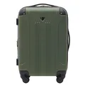 Travelers Club Chicago Hartschalen-Rollkoffer, erweiterbar, Thymiangrün, 20" Carry-On