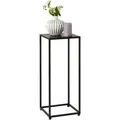 Landscape Blumenständer, Schwarz, Metall, 25x60x25 cm, Wohnzimmer, Wohnzimmertische, Blumenständer