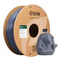 eSUN PLA+ Filament 1,75 mm, verstärkt Zähigkeit 3D-Drucker PLA Plus, Maßgenauigkeit +/- 0,03 mm, 1 kg Spule (2,2 LBS) 3D-Druck-Filament für 3D-Drucker, Grau