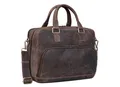 Benthill Aktentasche Echt Leder Laptoptasche Notebooktasche Aktentasche Vintage Groß Herren, Schultergurt / Umhängegurt Reißverschlussfach