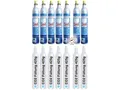 BlueCraft CO₂-Zylinder CO2-Kartusche Soda 425g für je bis zu 60 Liter Sprudel Wasser, 7 St., abgefüllt in Deutschland - geeignet für SodaStream Wassersprudler