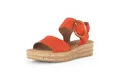 Gabor Comfort Plateau Sandale - Rot Leder