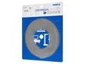 PRIMO Zimmertürdichtung - Türdichtung für Holzzargen - Universaldichtung Lignum 34 in Grau - Türgummi für 3-4 mm Nuten - 5m Länge - Stoppt Zugluft, Lärm, Staub und Kälte - Türrahmen Dichtung
