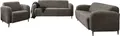 Polstergarnitur HOME AFFAIRE "Marone", grau (grau, braun, grau, braun), H:76cm T:90cm