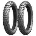 PAAR MOTORRADREIFEN MICHELIN 120/70-19 ANAKEE WILD M+S DOT22+110/80-18 ANAKEE W