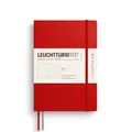 LEUCHTTURM1917 373994 Notizbuch Medium (A5), Softcover Schreibbuch, 123 nummerierte Seiten, Cherry, dotted