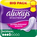 Always Discreet Inkontinenzeinlagen Für Frauen Normal 30 Stück Rundumschutz