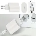 USB-C Schnellladegerät 5V 3A 20Watt 220V 56-60HZ Kunststoff weiß Netzteil Netzstecker Netzladeadapter - Weiß