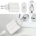 USB-C Schnellladegerät | 5V 3A 20Watt 220V 56-60HZ | Kunststoff weiß | Netzteil Netzstecker Netzladeadapter (1 x USB-C Schnellladegerät 5V 3A)