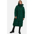 Marikoo Winterjacke Nadeshikoo XIV extra langer Winter Mantel gesteppt grün XS (34)