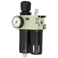 Schneider Wartungseinheit 2-fach 1/2"
