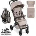 ABC Design Ping 3 Trekking, Betthimmel, Reisesystem-Kinderwagen, Unisex, Feste Räder, Faltbar, Braun - Braun