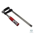 kwb Schraub-Zwinge mit Holzgriff 50x200 - Robuste Spannbacken und stabile Metall