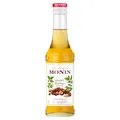 Monin Sirup geröstete Haselnuss (1 x 0,25 l) – Kaffeesirup für Latte Macchiato, Cappuccino & Milchkaffee – Haselnuss Sirup für Cocktails, Desserts & Getränke