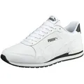 PUMA ST RUNNER V2 FULL L Sneaker mit Schnürverschluss, mit SOFTFOAM+ Dämpfungstechnologie, aus Leder weiß 38,5 EU