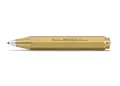 Kaweco BRASS SPORT Kugelschreiber I Business Kuli aus hochwertigem Messing I Edler Taschen-Kugelschreiber mit Herzkurvenmechanik I Robuster Druckkugelschreiber 10,5 cm