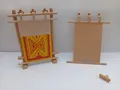 PLAYMOBIL Western Ritterburg Mittelalter INDIANERDORF - WEBRAHMEN 2 TEPPICHE NEU