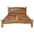 Bett Rami 160x200 aus indischem Sheesham-Massivholz