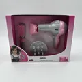 Braun Haartrockner mit Diffusor und Bürste Haar Trockner Puppenhaartrockner Neu
