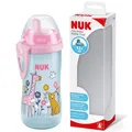 NUK Kiddy Cup Trinklernbecher 300ml Verstaerkt Mundstueck Pink 12Monate