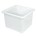 BRB Kunststoffwanne mit U-Rand, lebensmittelecht, 55 Liter, LxBxH 535x475x380 mm, weiß