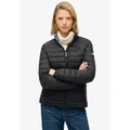 Superdry für Damen. W5012067A Fuji Lite Jacke schwarz (XS), Lässig, Recyceltes Nylon
